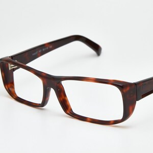 Tortoise Rectangular Eyeglasses – Julie Klee K7, 2000s Y2K Frames