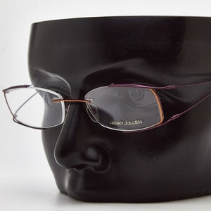 Y2K Eyewear Vintage sunglasses Y2K cyberpunk sunglasses rave/ HENRY JULLIEN EVIDENCE /eyeglasses titanium glasses/rave sunglasses narrow