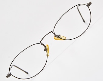 Lunettes de vue GIORGIO ARMANI vintage 248 /lunettes noires/lunettes ovales/monture ovale noire/lunettes noires/lunettes de vue vintage/moda Y2K