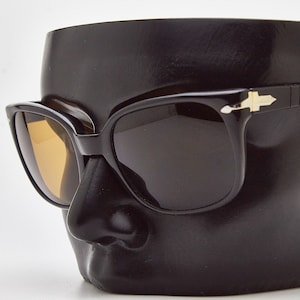 Occhiali da sole vintage PERSOL, occhiali da sole neri, Persol Ratti vintage, occhiali da aviatore