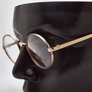 DESIL FILDER 14K Rolled gold plated frame golden,Oval eyeglasses 1990s,gold oval frame,golden glasses,vintage eye glasses,vintage 90s