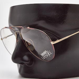 Rodenstock 7062 GM Metal Gold Frame Pilot Sunglasses 1980s Eyewear Vintage Glasses Man's 80s