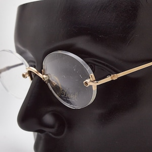 DESIL PANAMA 14K Rolled gold plated frame golden,Oval eyeglasses 1990s,gold oval frame,golden glasses,vintage eye glasses,vintage 90s