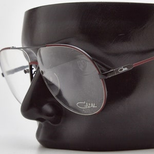 CAZAL Mod.723 Aviator eyeglasses,Men's Glasses 80s,Aviator glasses,1980s sunglasses,golden eyeglasses,oversized eyeglasses,aviator frame