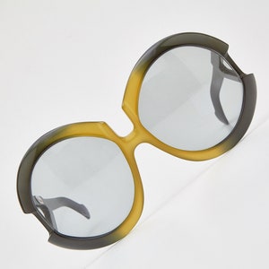 1980s vintage sunglasses OPTYL eyeglasses/sunglasses oversized/Futuristic Frames/Round goggles/round eyeglasses/burning man goggles