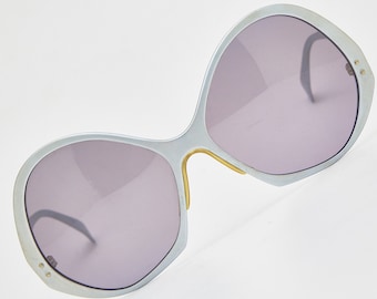 coquette vintage 70s sunglasses POLAROID futuristic frames /sunglasses oversized/aluminum sunglassesglasses/burning man goggles