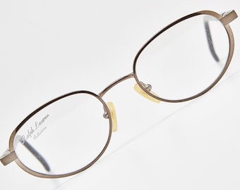 lunettes de vue vintage des années 90/lunettes de vue POLO RALPH LAURENT vintage 248 49 /lunettes de vue ovales/lunettes écaille/lunettes argentées/lunettes écaille