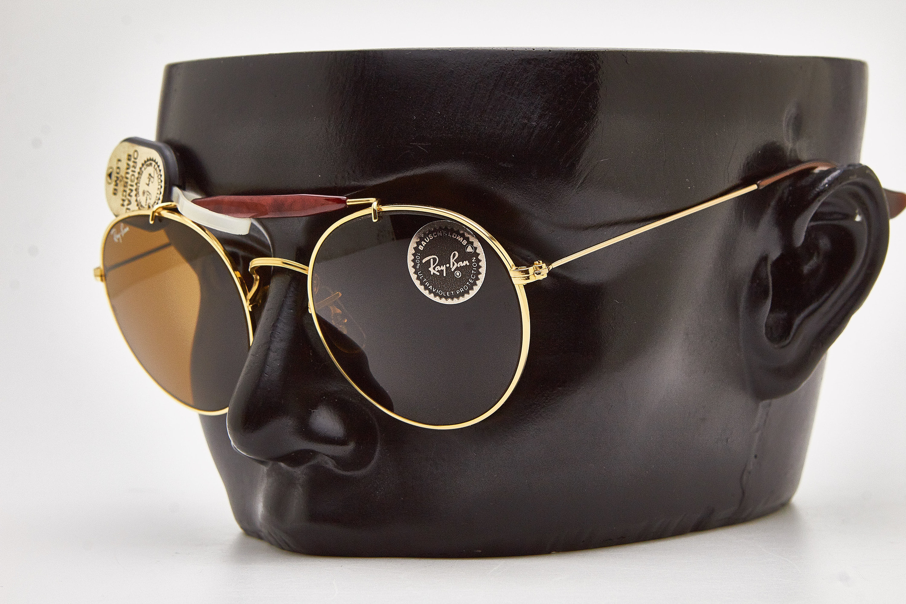 Ray-Ban Traditional サングラスヴィンテージ Vintage Ray-ban Aviator Sunglasses, Gold Arista, Bausch & Lomb