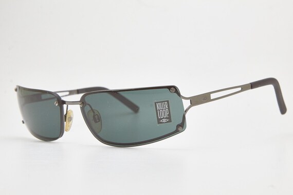 Y2K KILLER LOOP Rectangle Glasses – Geometric Min… - image 5