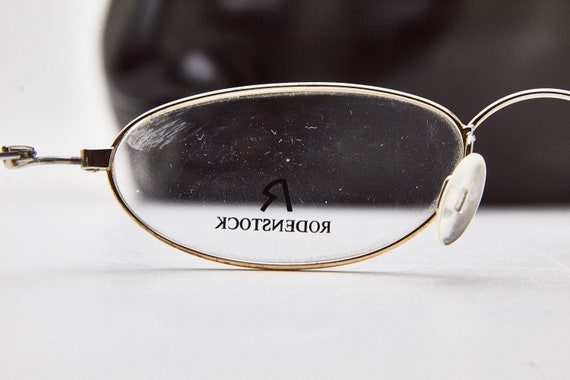 Rodenstock R4279 Vintage Gold Metal Cat-eye Eyeglasses , Deadstock