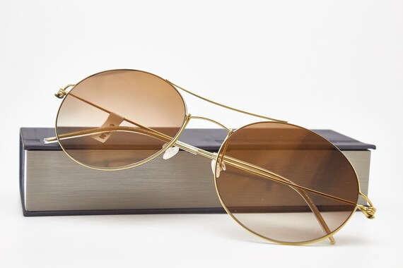 Lindberg 8202 Air Titanium Sunglasses | Gold Mirror Zeiss  display picture 1