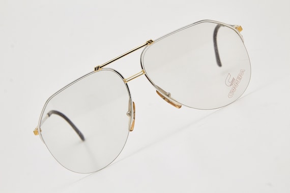 Vintage CARRERA eyeglasses 5313 41 gold frame,gol… - image 1