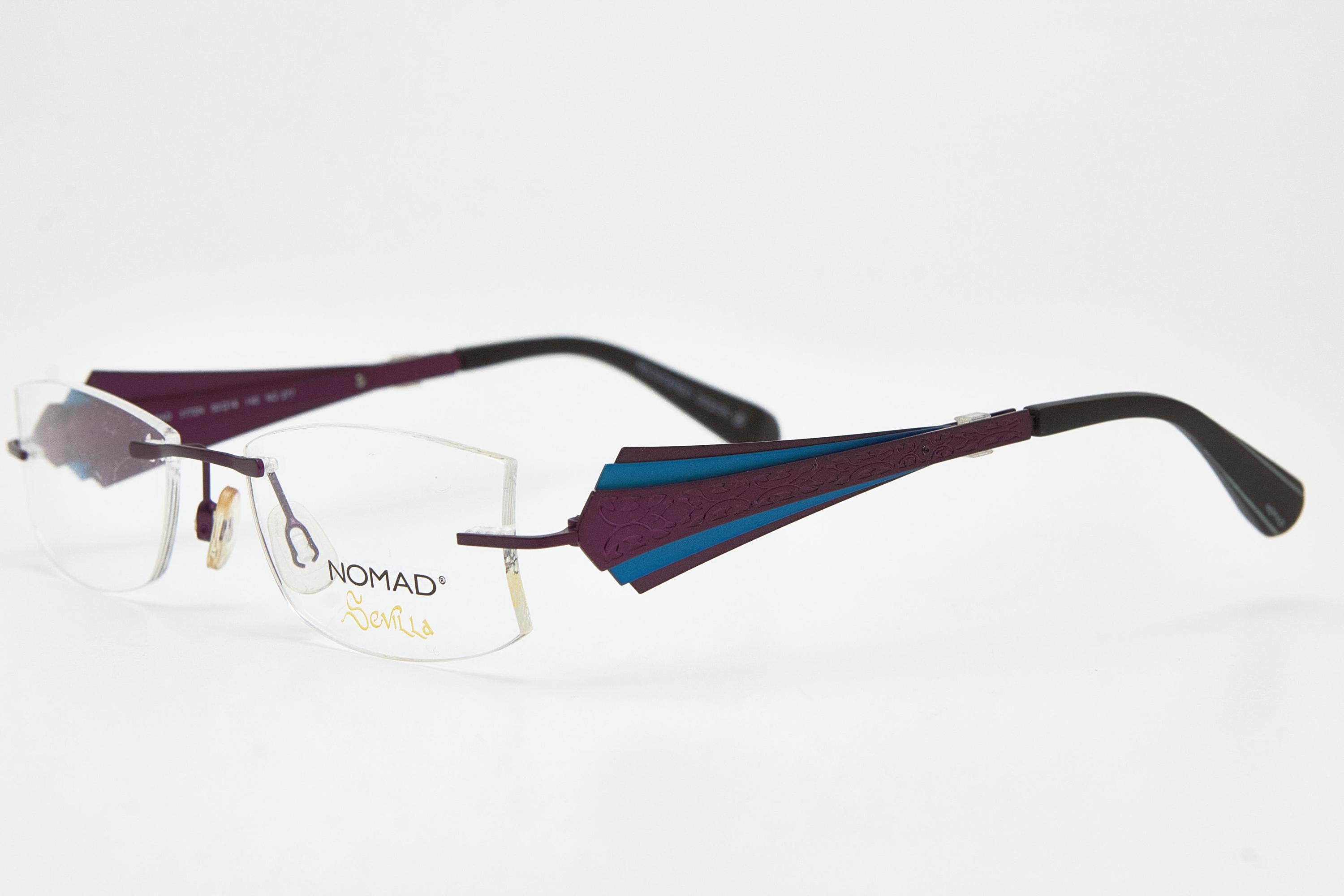 Gafas de sol rectangulares delgadas MOREL NOMAD vintage de los