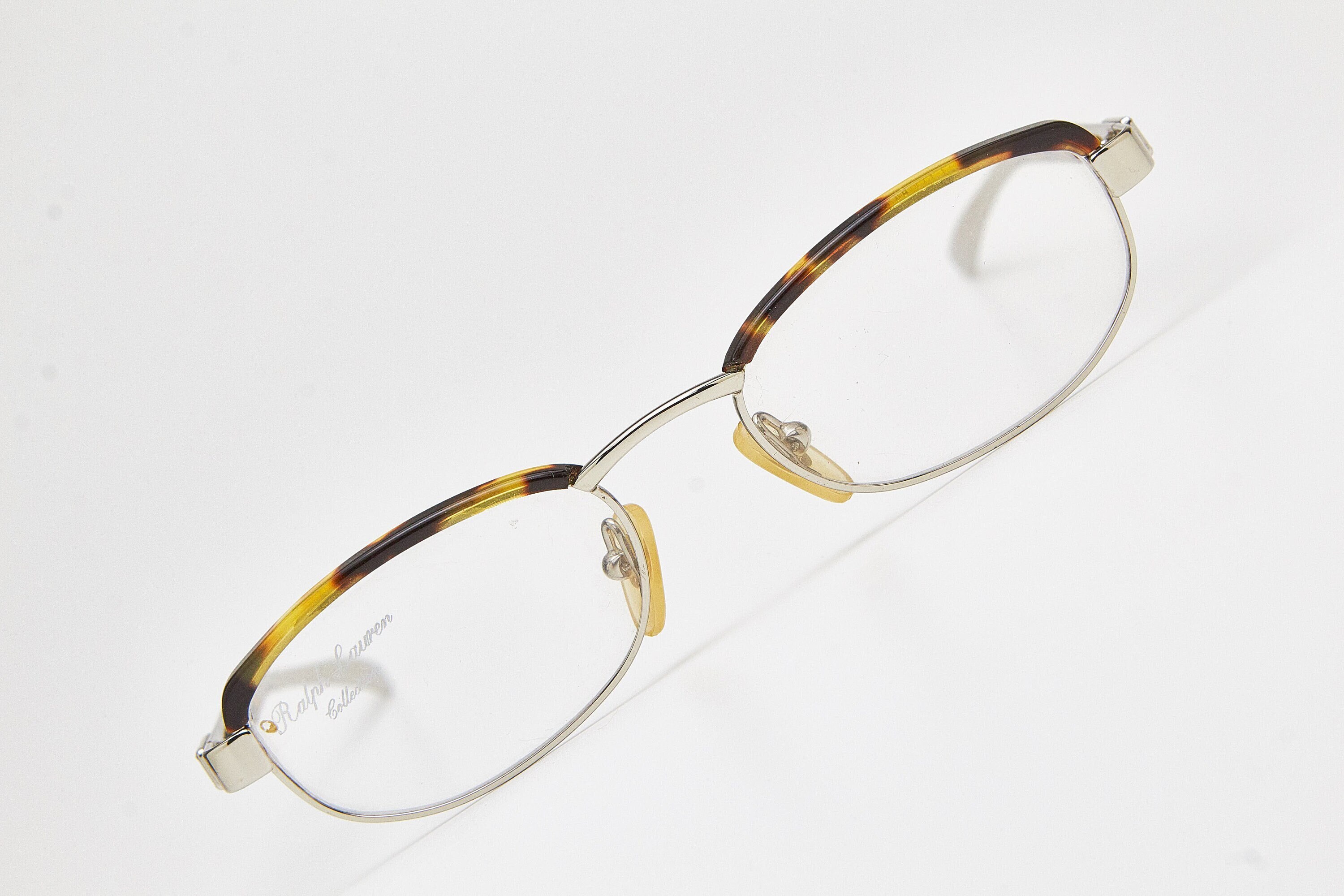 Y2K RALPH LAURENT Slim Oval Eyeglasses – Retro 2000s Micro 