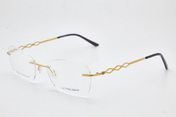 ULTRALIGHT UL1193 rimless eyeglasses titanium gla… - image 3