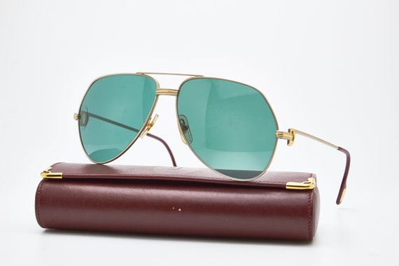 Vintage CARTIER sunglasses Paris VENDOME Louise T… - image 2