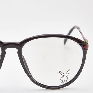 Playboy Vintage Butterfly Glasses – 1980s Black and Red Office Siren Glasses , Old Money Frames