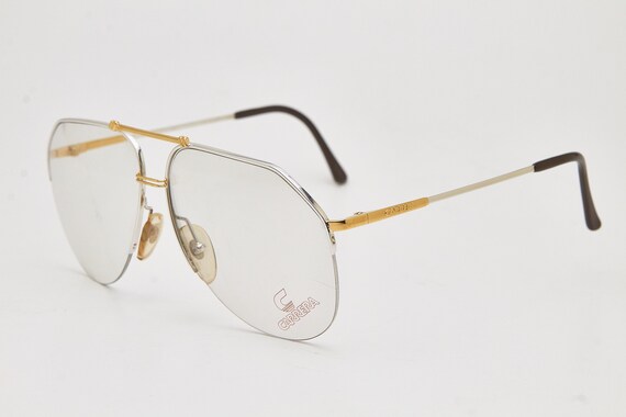 Vintage CARRERA eyeglasses 5313 41 gold frame,gol… - image 4