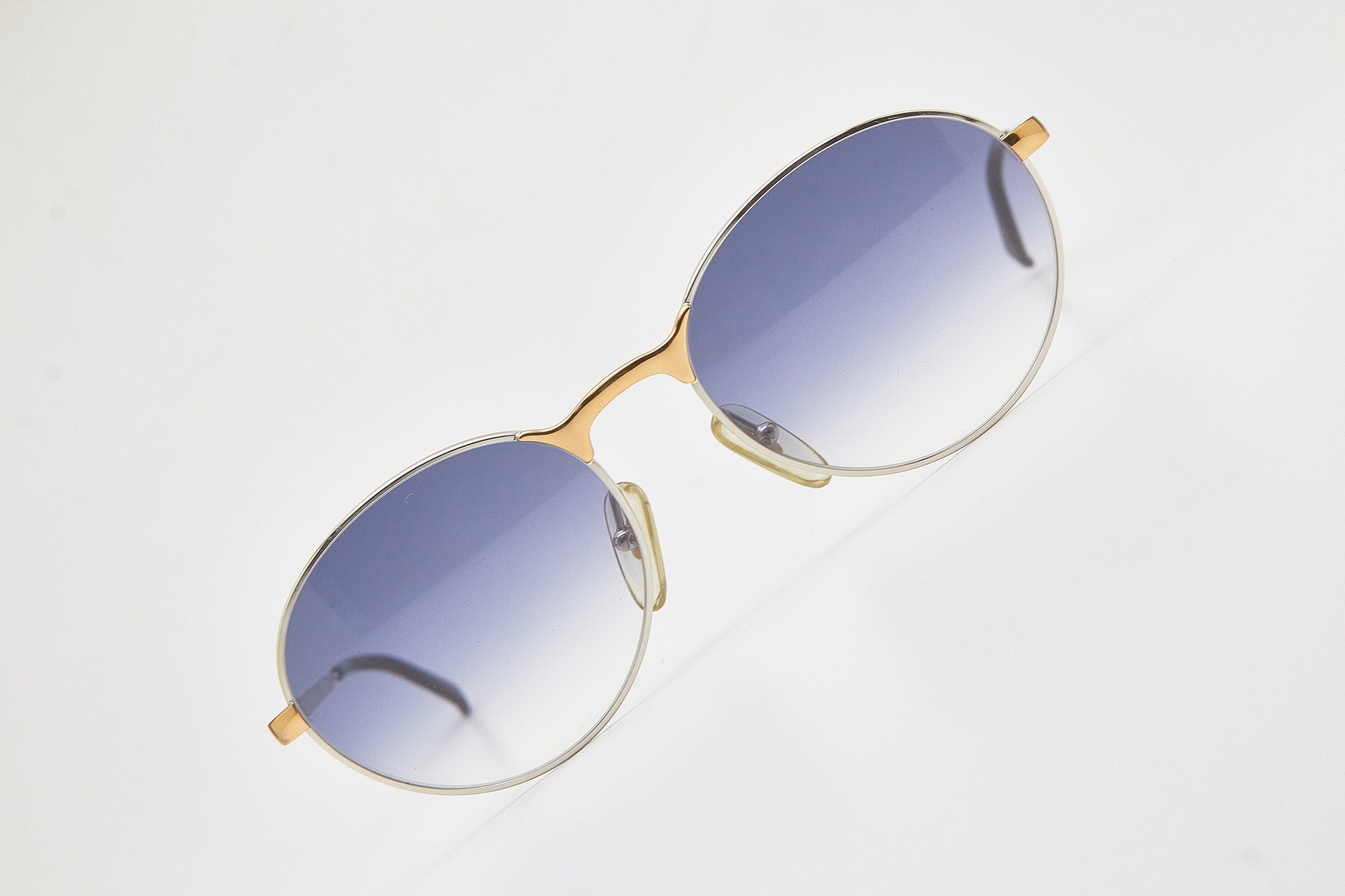 Vintage CARRERA Gold Tortoise Shell Sunglasses, 80s Oval  display picture 3