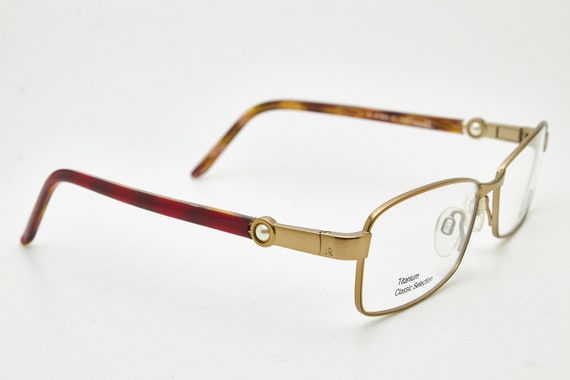 Vintage RODENSTOCK eyeglasses R4783 C 54*15 gold … - image 5