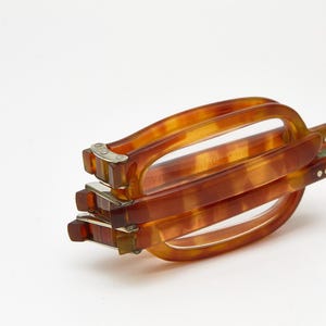 Vintage eyeglasses 1980s / 101 MEYRO 633 /folding eyeglasses/tortoise glasses/tortoise eyeglasses/eyeglasses 1980s ,Asymmetrical Frames