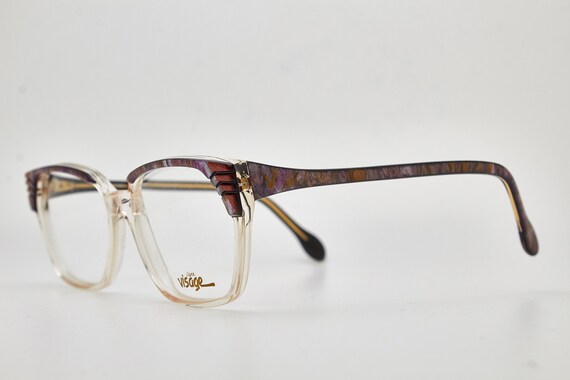 Vintage Cateye glasses 1980s LIGNE VISAGE V1061 2… - image 5