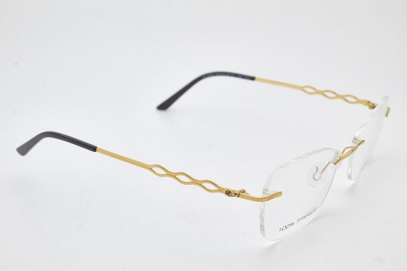 ULTRALIGHT UL1193 rimless eyeglasses titanium gla… - image 5