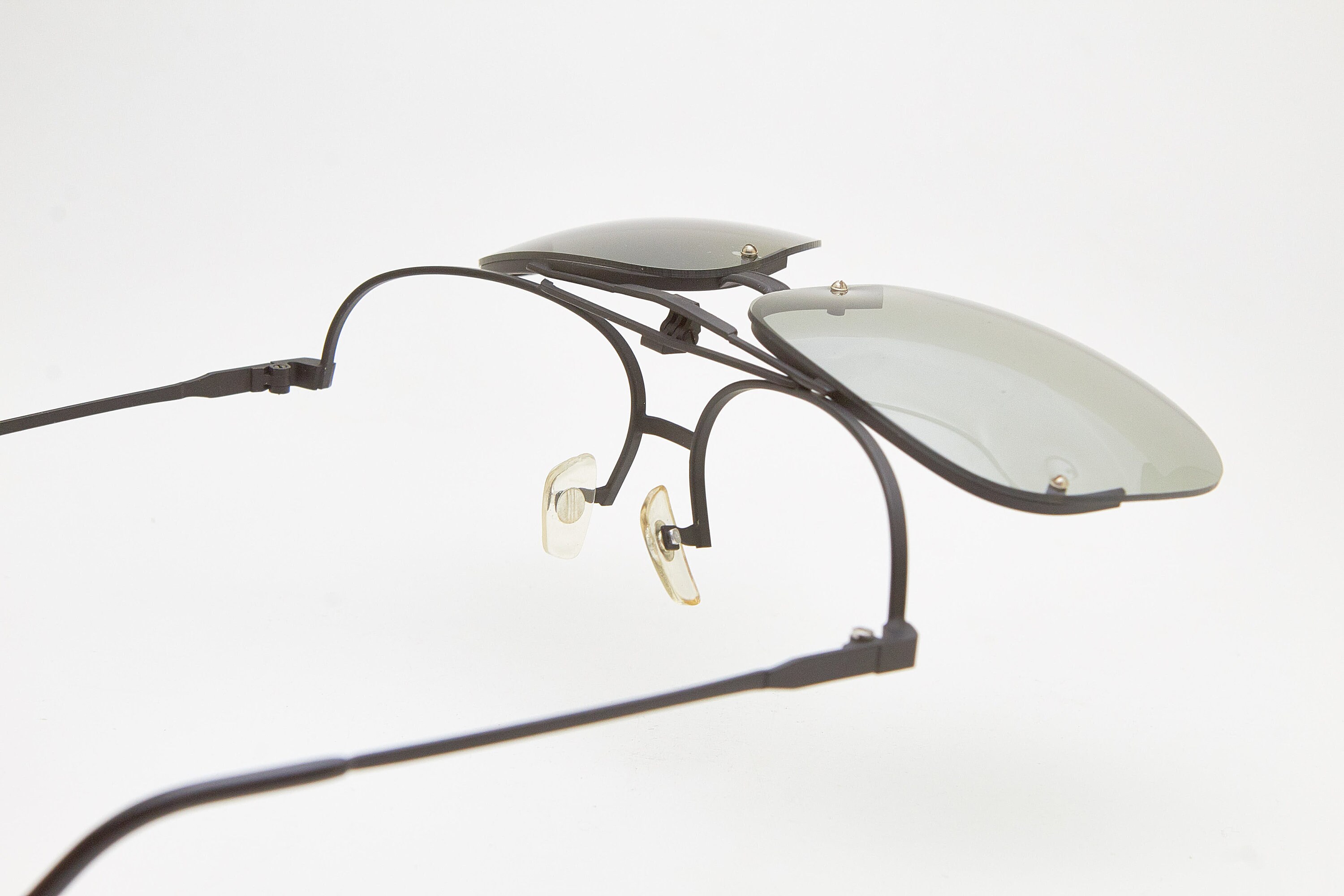 Vintage Polaroid Aviator Sunglasses, Black 4360 Lookers, 90s  display picture 3
