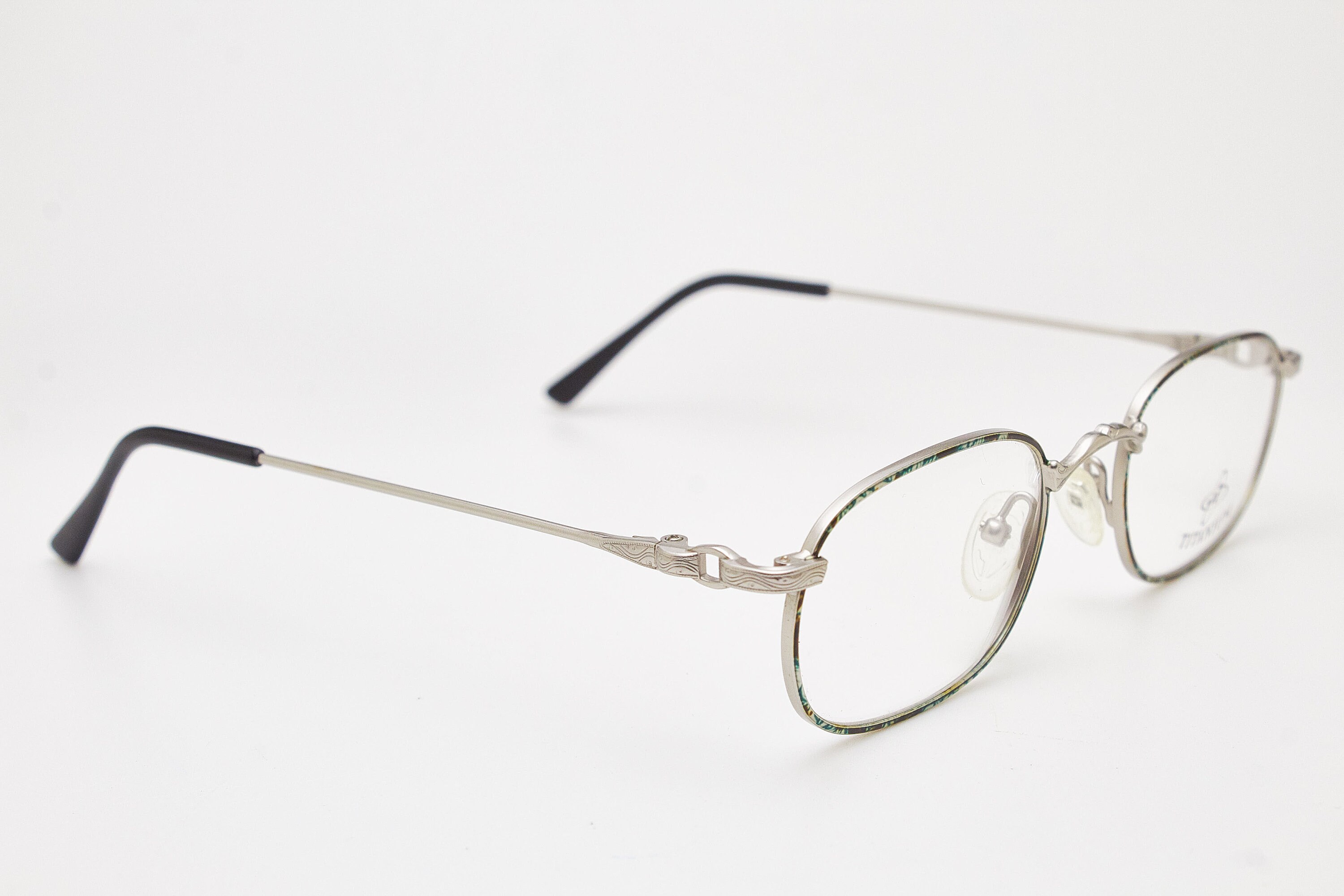 Occhiali Da Vista Uomo T61234 | Occhiali Ovali Oro In Titanio | Firmoo IT - Foto 9