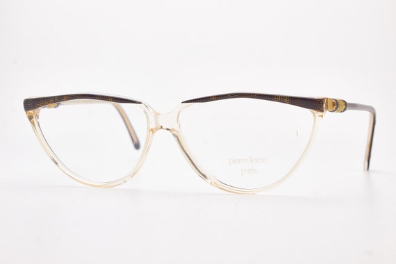 Vintage Cateye glasses 1980s PIERRE LEROC PARIS 4… - image 5