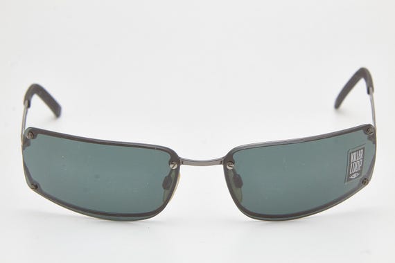 Y2K KILLER LOOP Rectangle Glasses – Geometric Min… - image 3