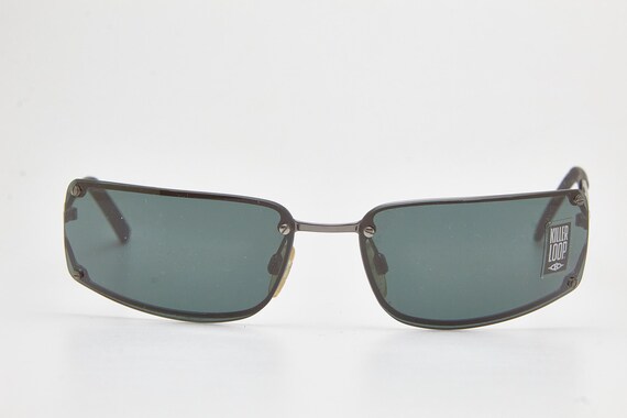 Y2K KILLER LOOP Rectangle Glasses – Geometric Min… - image 2