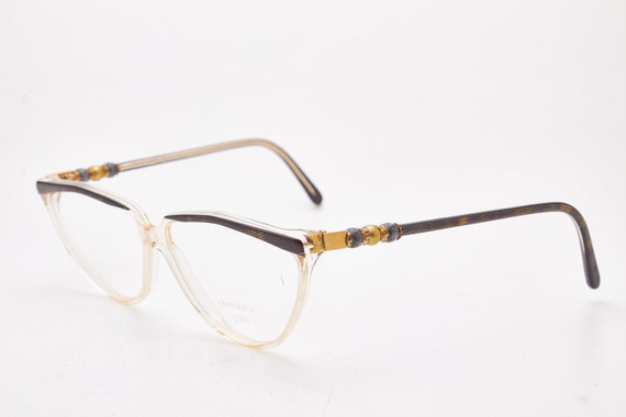Vintage Cateye glasses 1980s PIERRE LEROC PARIS 4… - image 3