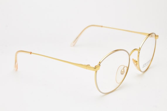 vintage round eyeglasses-LINO VENEZIANI gold eyeg… - image 7