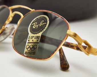 Sunglasses RAY BAN Chaos Square W2007 XYAW Gold Tortoiseshell Bold