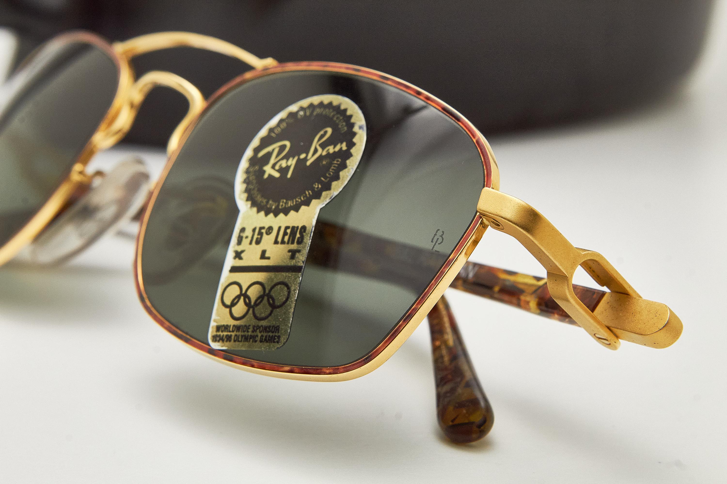 Sunglasses RAY BAN Chaos Square W2007 XYAW Gold Tortoiseshell Bold