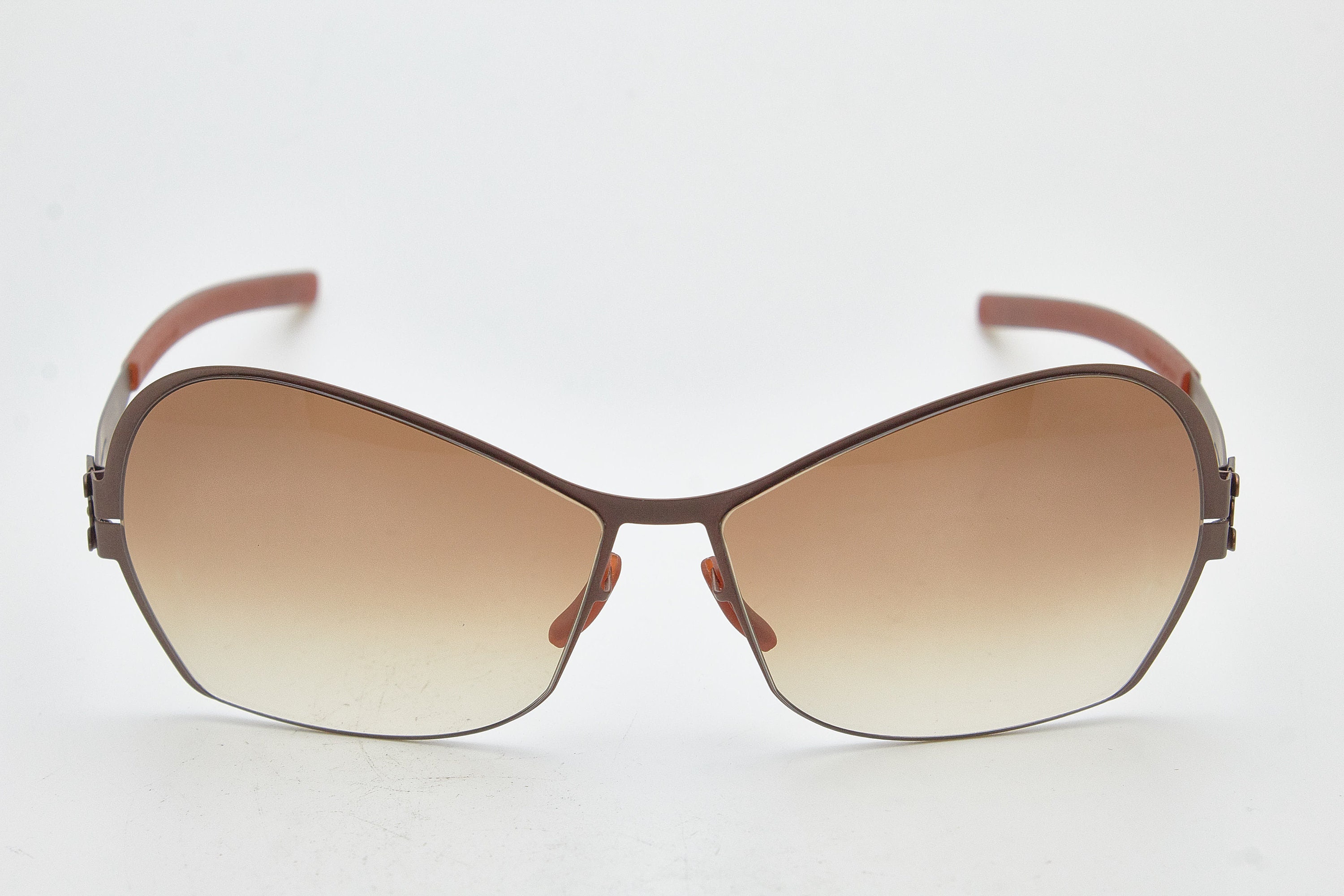 IC! Berlin Gradient Black Sunglasses, Oversized, Model Maiko Large Sunglasses - ic! berlin eyewear main image 2