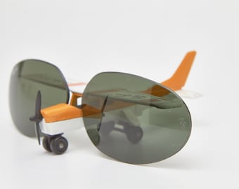 Lentes rectangulares Ray Ban de Luxottica, lentes de 59 mm para gafas de sol deportivas de los años 2000