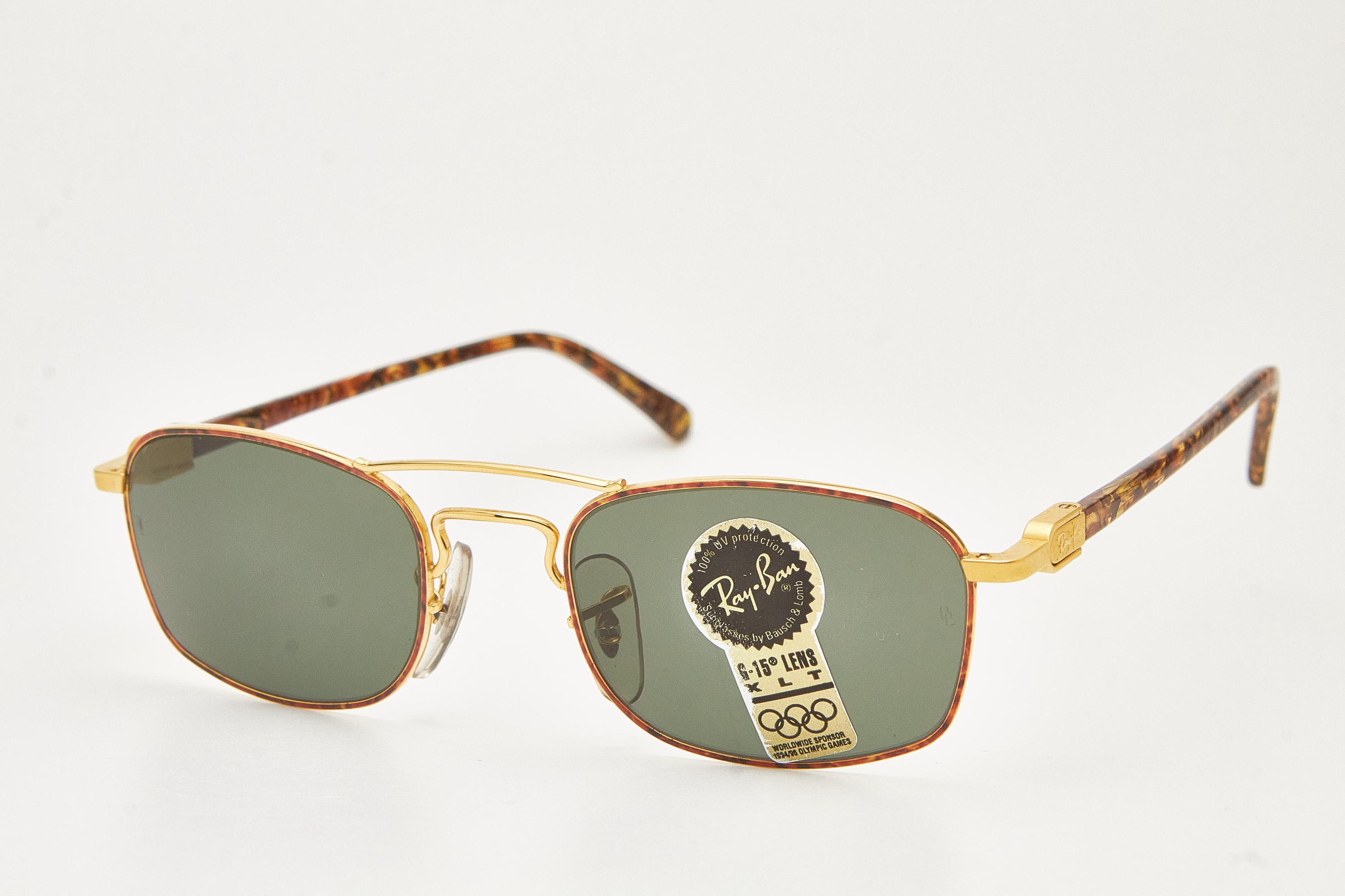 Sunglasses RAY BAN Chaos Square W2007 XYAW Gold Tortoiseshell Bold