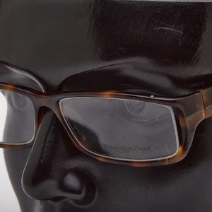 2000s vintage ERMENEGILDO ZEGNA eyeglasses,slim rectangular shades,narrow glasses,eyeglasses,Y2K eyeglasses,angular frames,fancy glasses