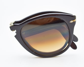 Vintage Man Sunglasses by PERSOL RATTI 714/N Black from 196* Eyewear Acetat Frame Classic Man Iconic World Eyewear