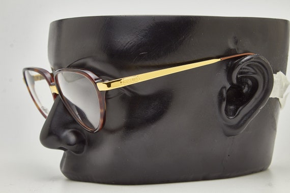 Vintage MISSONI Gold Cat-eye Glasses, Tortoise Shell Frame  display picture 1