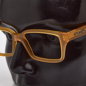 2000s vintage POLLINI eyeglasses,slim rectangular shades,narrow glasses,eyeglasses,sexy glasses,Y2K eyeglasses,angular frames,fancy glasses