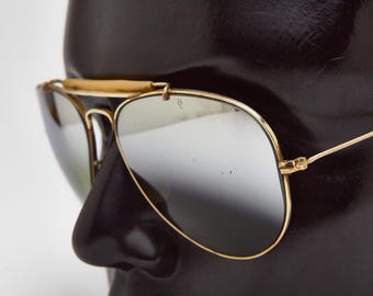 Vintage Ray Ban Outdoorsman Sunglasses, 1/30 10k GF, Bausch & Lomb Aviators