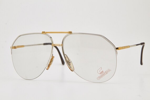 Vintage CARRERA eyeglasses 5313 41 gold frame,gol… - image 6