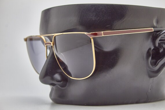Vintage MISSONI Gold Aviator Sunglasses, 1980s Classic  display picture 1
