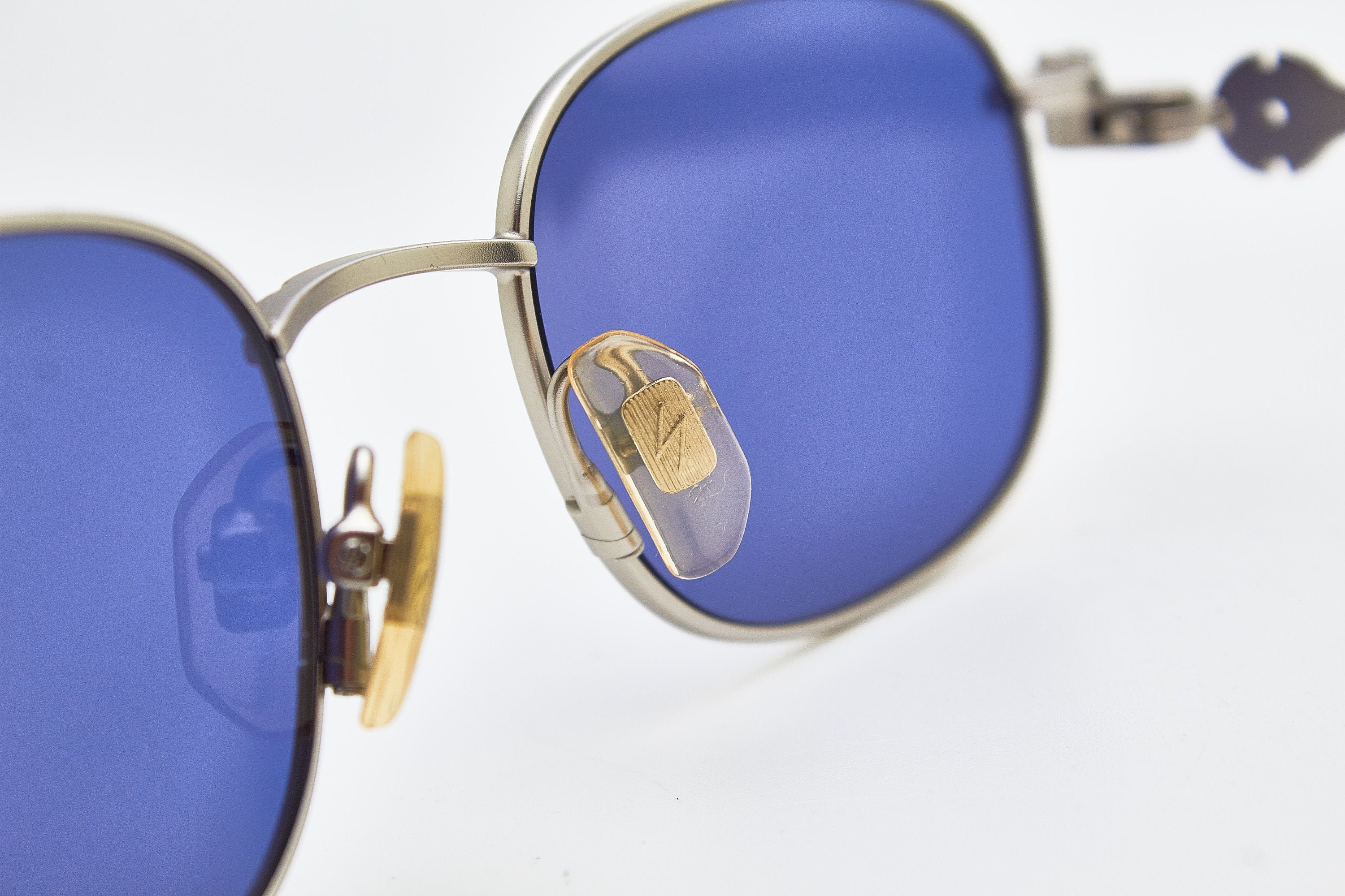 Vintage Yohji Yamamoto 52-5106 Sunglasses 90s Matte Gray Titanium 