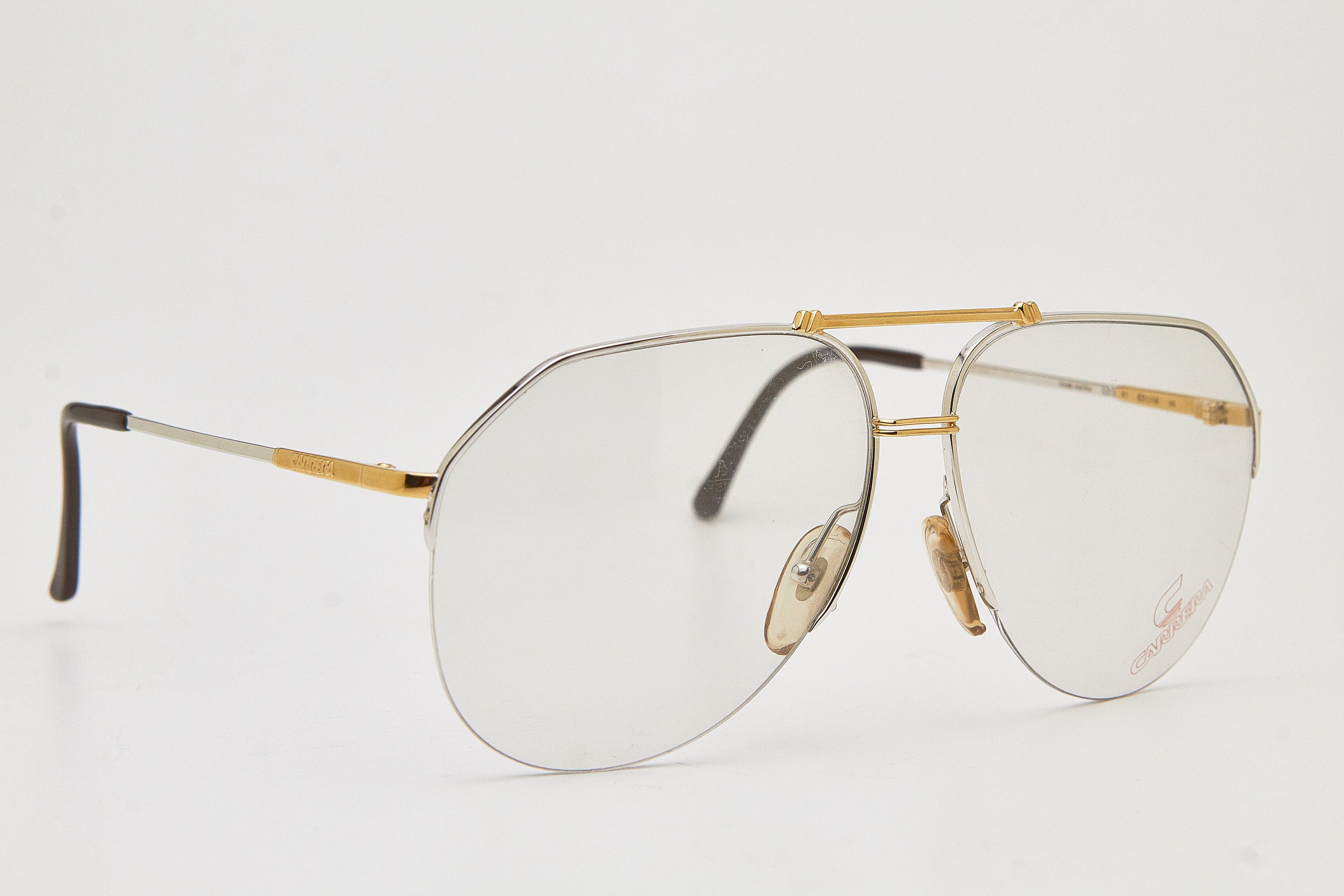 Carrera 82 White and Gold Sunglasses - Etsy PORSCHE Design by CARRERA 5622 40 Folding Made in West  main image 3