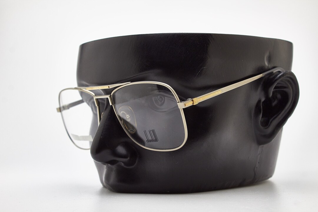 DUNHILL Eyeglasses 6038 Titanium&750 Gold ,oversize Sunglasses