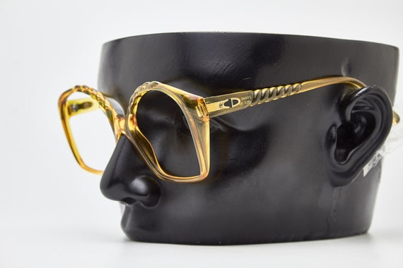70\'s  80\'s Butterfly CHRISTIAN DIOR Sunglasses Eyewear Black Metal Frames 70 main image 2